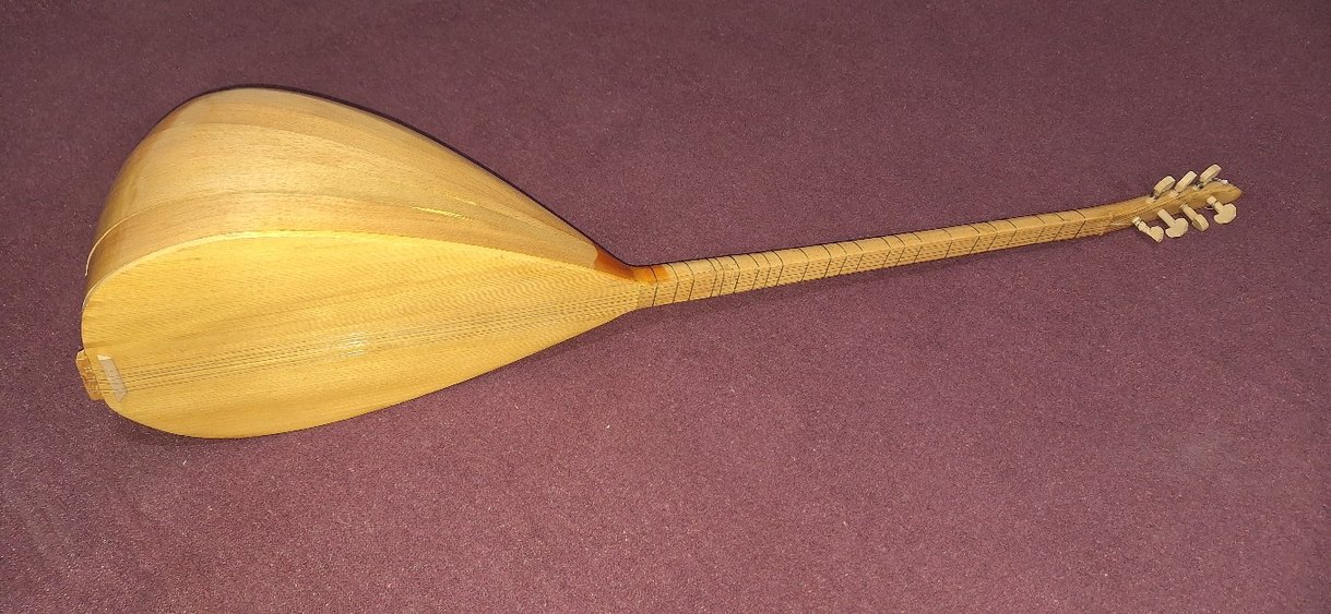 Parlak Bej Bağlama - Görsel 4