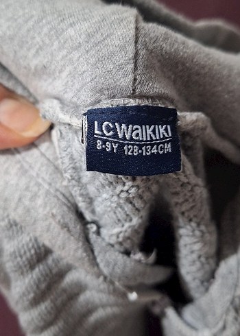 Erkek Çocuk Gri Kapüşonlu Örgü Hırka - Görsel 4