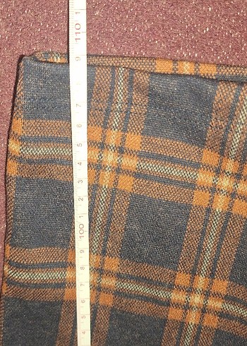 Kahverengi Ekose Desenli Erkek Çocuk Slopet - Görsel 6