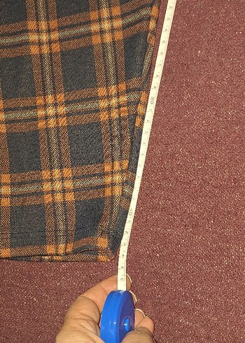 Kahverengi Ekose Desenli Erkek Çocuk Slopet - Görsel 10