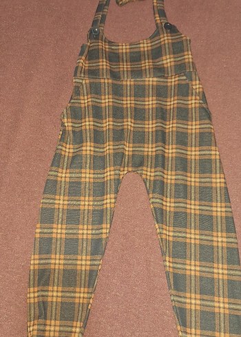 Kahverengi Ekose Desenli Erkek Çocuk Slopet - Görsel 4