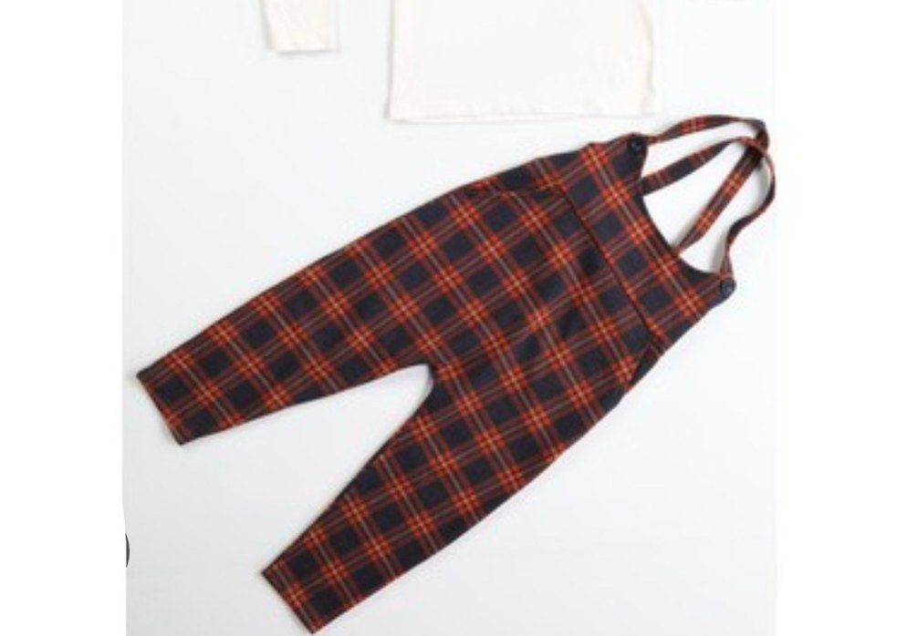 Kahverengi Ekose Desenli Erkek Çocuk Slopet - Görsel 3