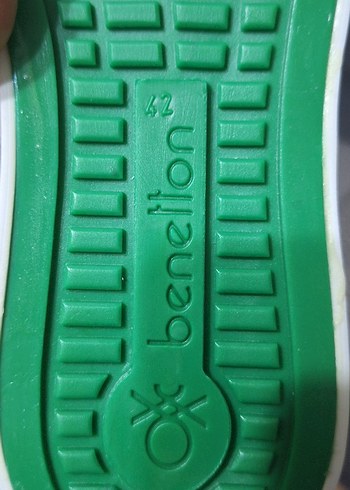 Benetton Beyaz Günlük Spor Ayakkabı - Görsel 5