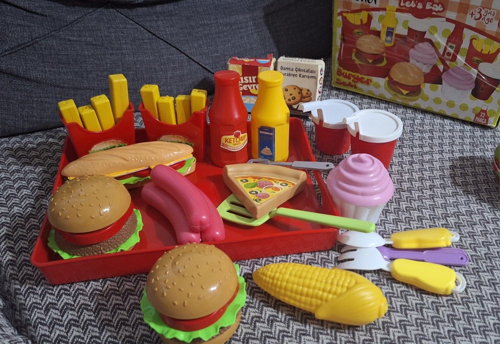 Oyuncak Fast Food Seti - Görsel 2