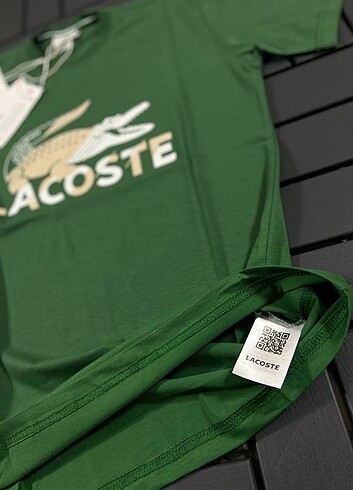 xl Beden LACOSTE Bisiklet Yaka Tshirt 