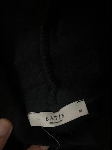 Siyah polarlı sweatshirt - Görsel 5