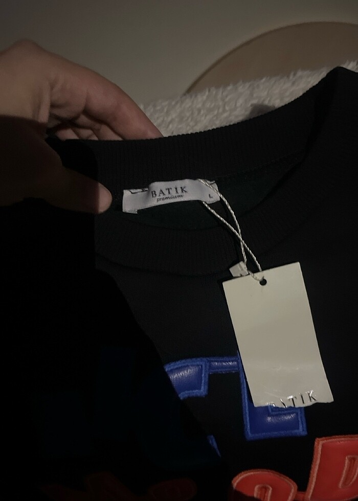 Siyah Sweatshirt - Görsel 3