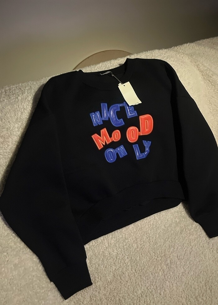 Siyah Sweatshirt - Görsel 2