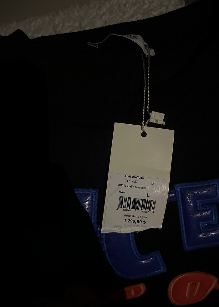 Siyah Sweatshirt - Görsel 4