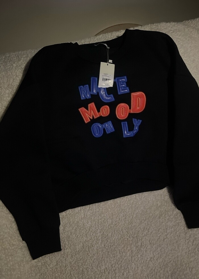 Siyah Sweatshirt - Görsel 5