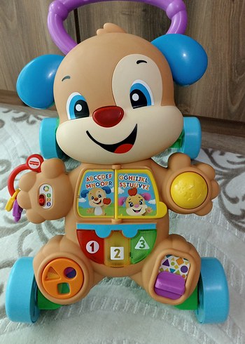 Fisher Price Renkli Eğitim Yürüyüş Arabası Oyuncağı