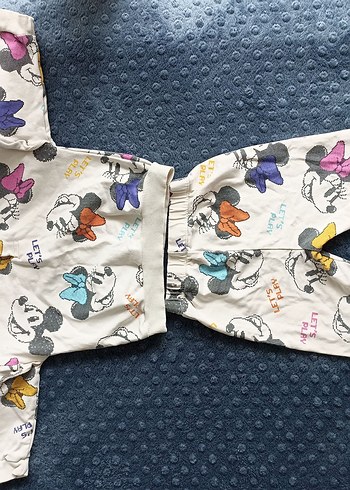 LC Waikiki Renkli Baskılı Örgü Bebek Kız Takımı