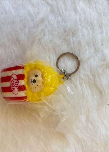 Renkli Kabartmalı Mısır Patlağı Squishy Anahtarlık