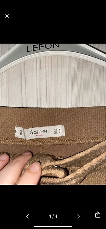 38 Beden camel Renk pantolon