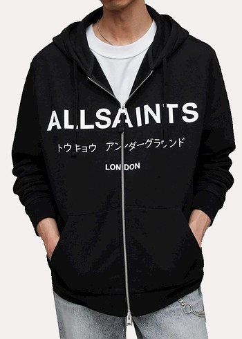 AllSaints Siyah Fermuarlı