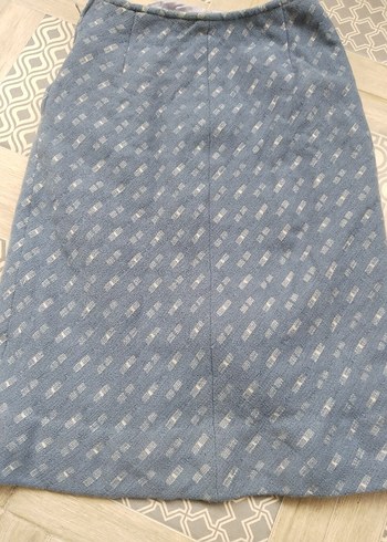 mavi kışlık etek - Görsel 2