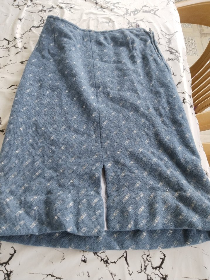 mavi kışlık etek - Görsel 3