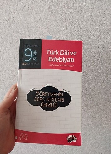 9. Sınıf edebiyat notları