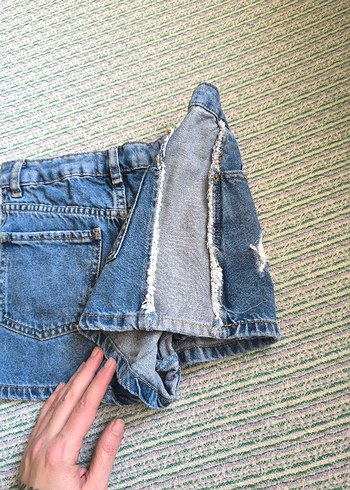 kız çocuk kot şort etek - Görsel 3