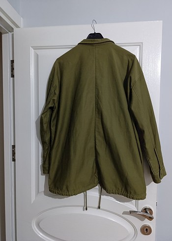 Düğmeli Yeşil Kadın Ceket - Görsel 5