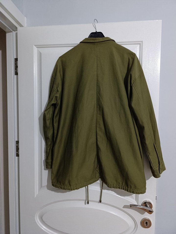 Düğmeli Yeşil Kadın Ceket - Görsel 5