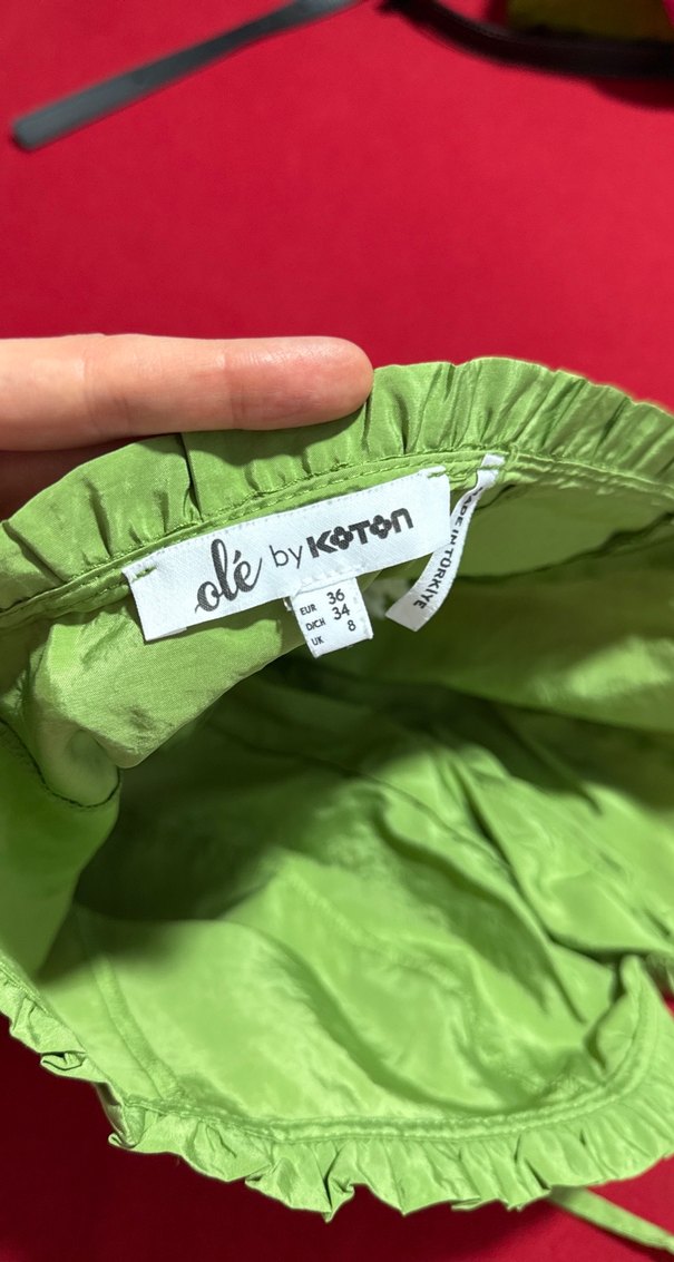 Yeşil Straplez Mini Büstiyer korse - Görsel 3