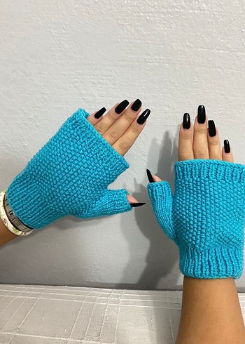 Üçlü Eldiven Takımı Örgü - Görsel 4