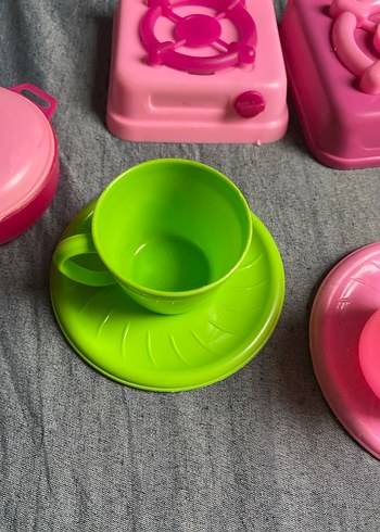 Renkli Plastik Oyuncak Mutfak Seti - Görsel 7