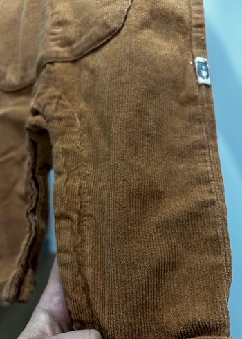 Erkek Çocuk Bol Kesim Kahverengi Tulum - Görsel 3