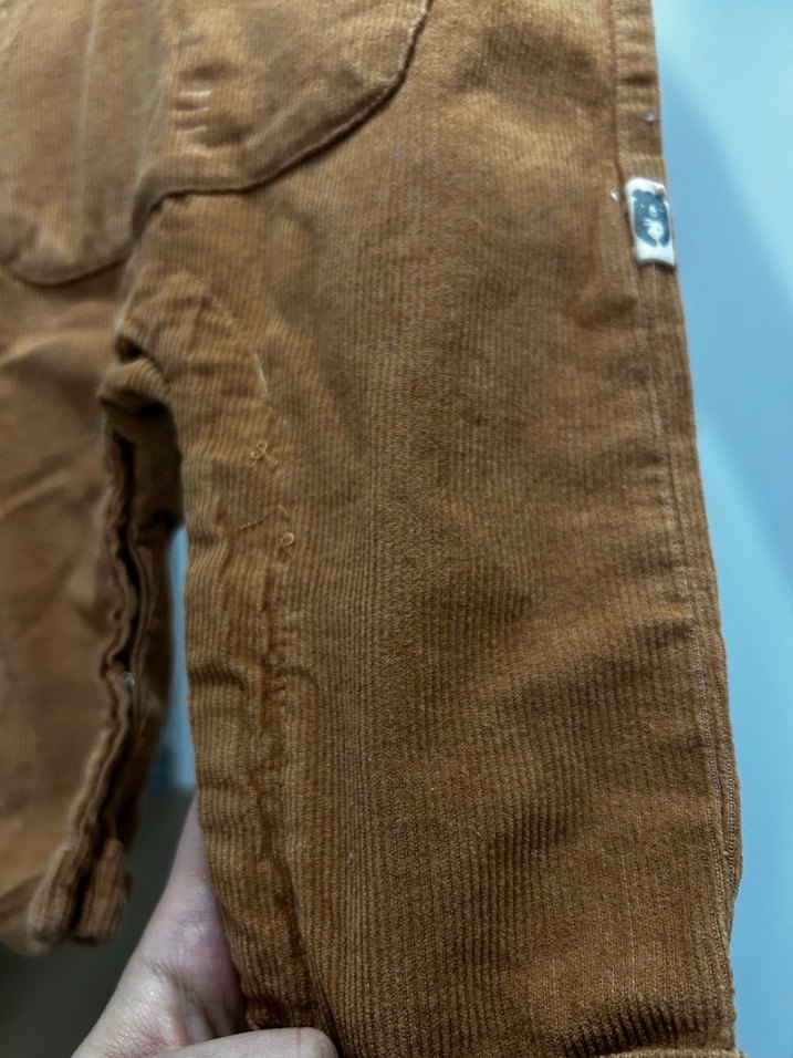 Erkek Çocuk Bol Kesim Kahverengi Tulum - Görsel 3