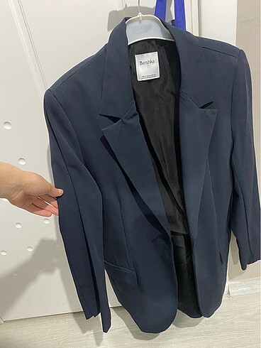 Bershka lacivert blazer