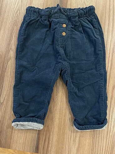 H&M 6-9 aylık kadife pantolon