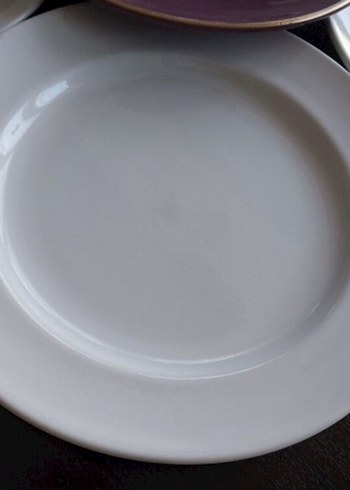 Beden beyaz Renk Pasta Tabağı Seti 5li Krem Renk