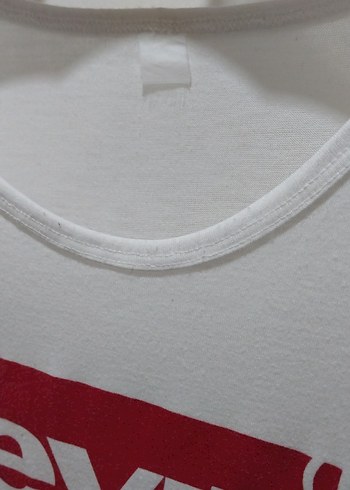 l Beden Beyaz Baskılı Tişört Tshirt