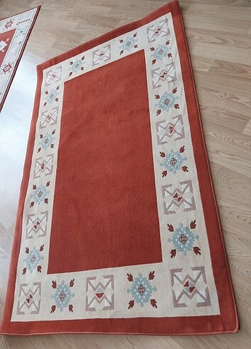 Yünser Hakiki Yün Halı Yolluk Takımı Üçlü Set - Görsel 5