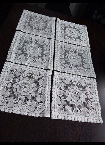 Beden ten rengi Renk Vintage hazır tül dantel örtü