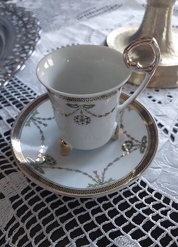 Antica Murrina Vintage 3 Ayaklı Gold Detaylı Fincan