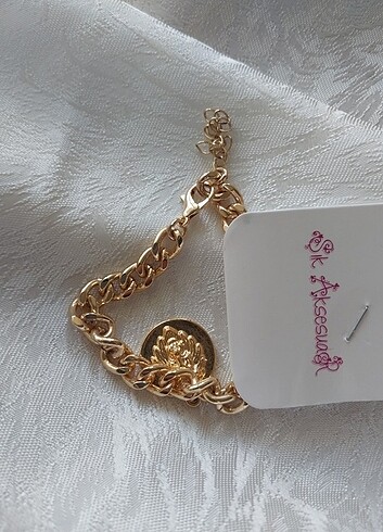 Aslan Burcu Gold Gurme Zincir Bileklik - Görsel 2