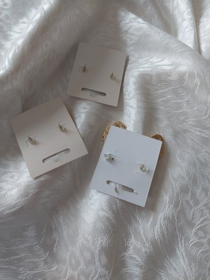 Uzun Mor Taşlı Kadın Küpe 1 adt - Görsel 5