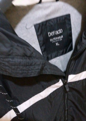 GICIR GICIR MONT XL Siyah Fermuarlı Erkek Spor Yağmurluk - Görsel 5