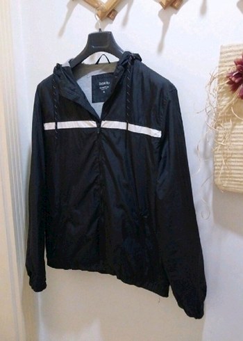 GICIR GICIR MONT XL Siyah Fermuarlı Erkek Spor Yağmurluk - Görsel 2