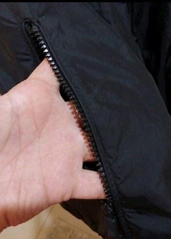 GICIR GICIR MONT XL Siyah Fermuarlı Erkek Spor Yağmurluk - Görsel 3