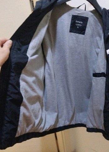 GICIR GICIR MONT XL Siyah Fermuarlı Erkek Spor Yağmurluk - Görsel 4