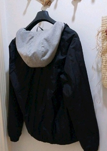 GICIR GICIR MONT XL Siyah Fermuarlı Erkek Spor Yağmurluk - Görsel 9