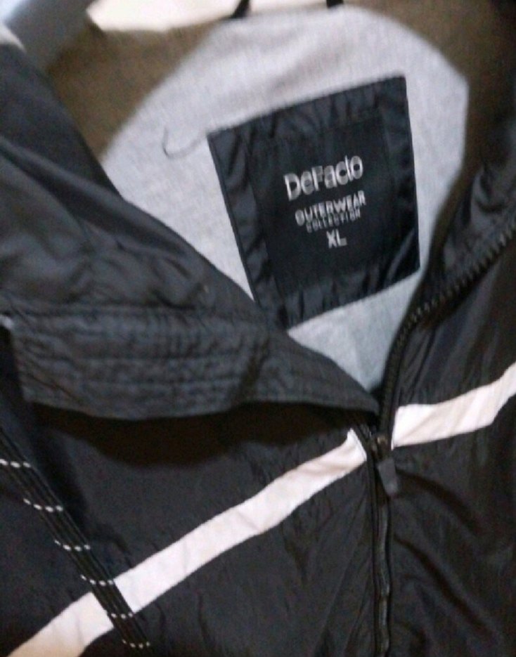 GICIR GICIR MONT XL Siyah Fermuarlı Erkek Spor Yağmurluk - Görsel 5