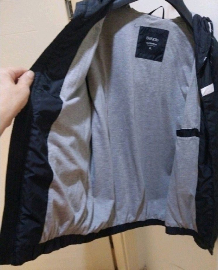 GICIR GICIR MONT XL Siyah Fermuarlı Erkek Spor Yağmurluk - Görsel 4