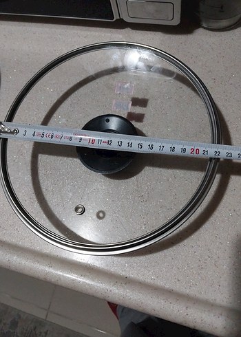 Siyah Kulplu Yeni Model Tencere Cam Kapak - Görsel 3