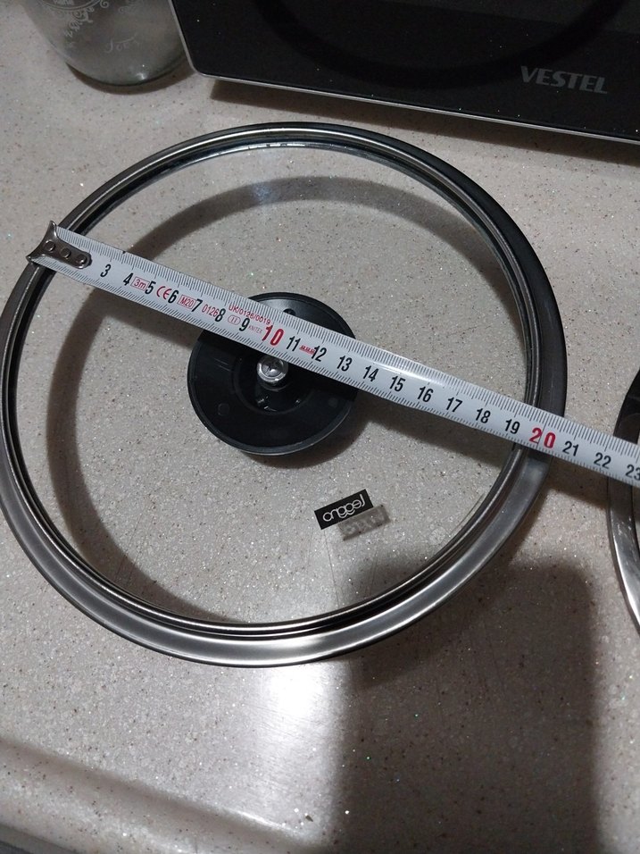 Siyah Kulplu Yeni Model Tencere Cam Kapak - Görsel 4