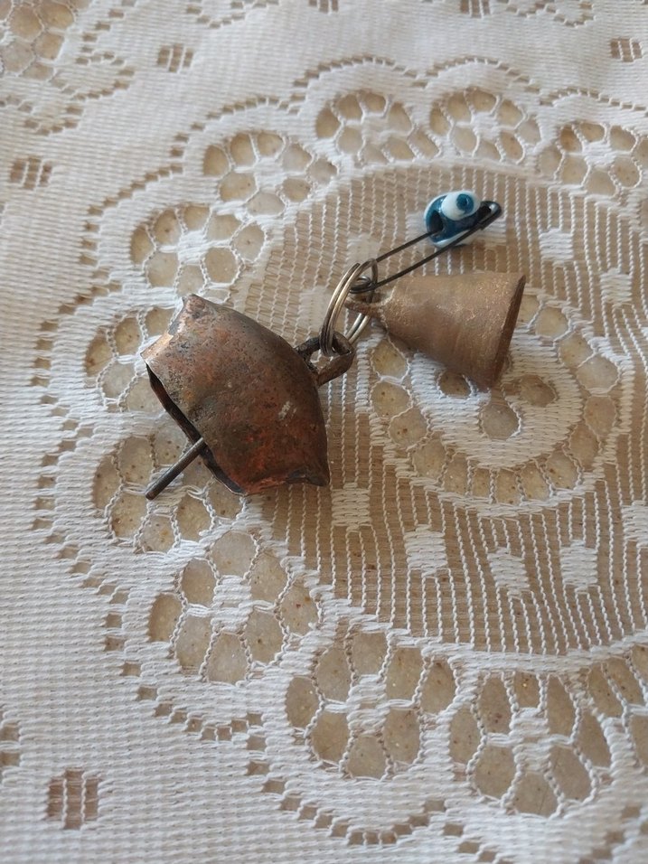 Antika Prinç Bakır Çanlar eskilerden - Görsel 4