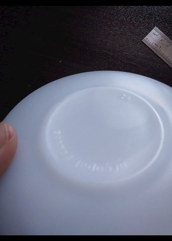 Arcopal Yumurta Akı Tabak Tek Eskilerden - Görsel 7